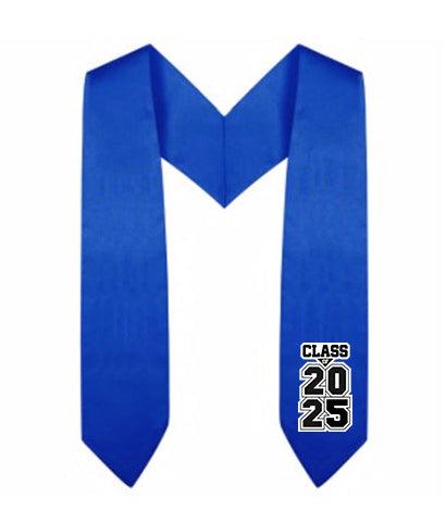 Royal Blue Kindergarten/Preschool Class of Stole - Graduation Gown and Cap