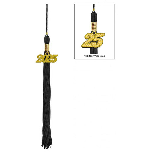 Matte Black Kindergarten/Preschool Cap & Tassel - Graduation Gown and Cap