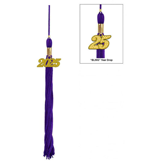 Matte Purple Kindergarten/Preschool Cap & Tassel - Graduation Gown and Cap