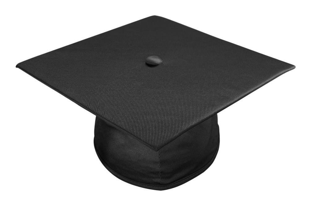 Shiny Black High School Cap The Official Source for Graduation Gown