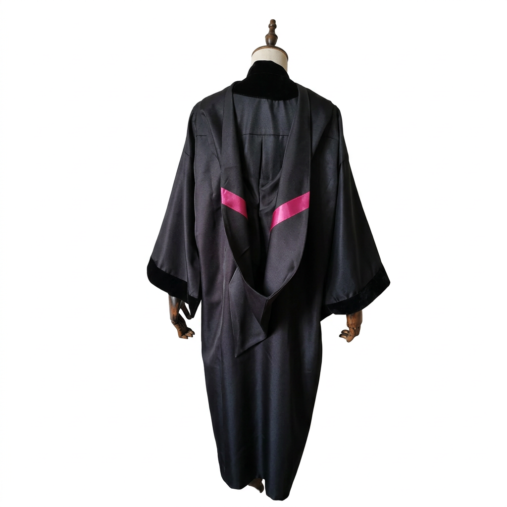 The Chinese University of Hong Kong CUHK Bachelor Regalia Studio Rear View Matching 1688 Sample