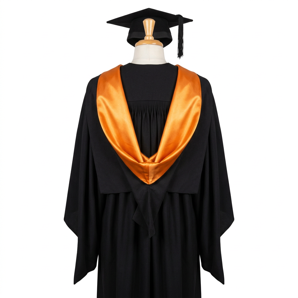The University of Sydney USYD Bachelor Graduation Regalia Rear Hood Drape View Matching Tailoring Sample