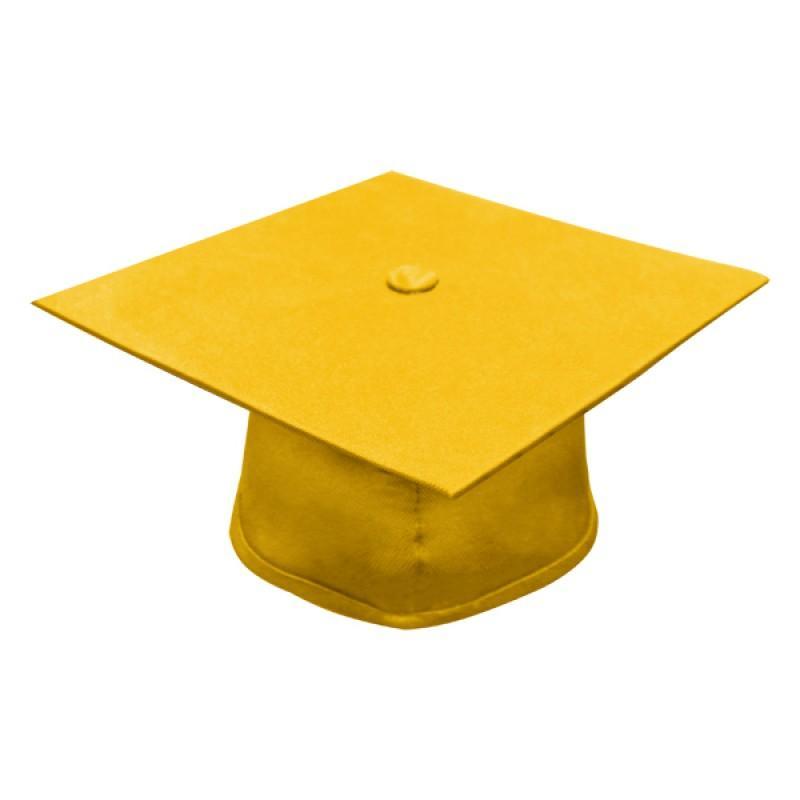 Matte Gold High School Cap & Gown - Graduation Gown and Cap