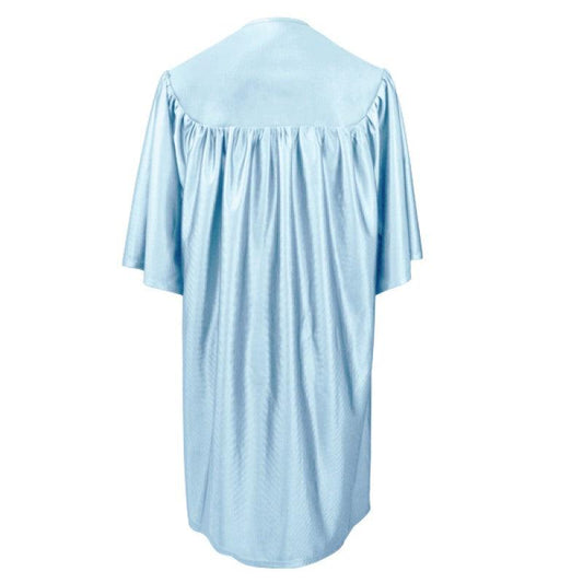 Shiny Light Blue Kindergarten/Preschool Cap & Gown - Graduation Gown and Cap