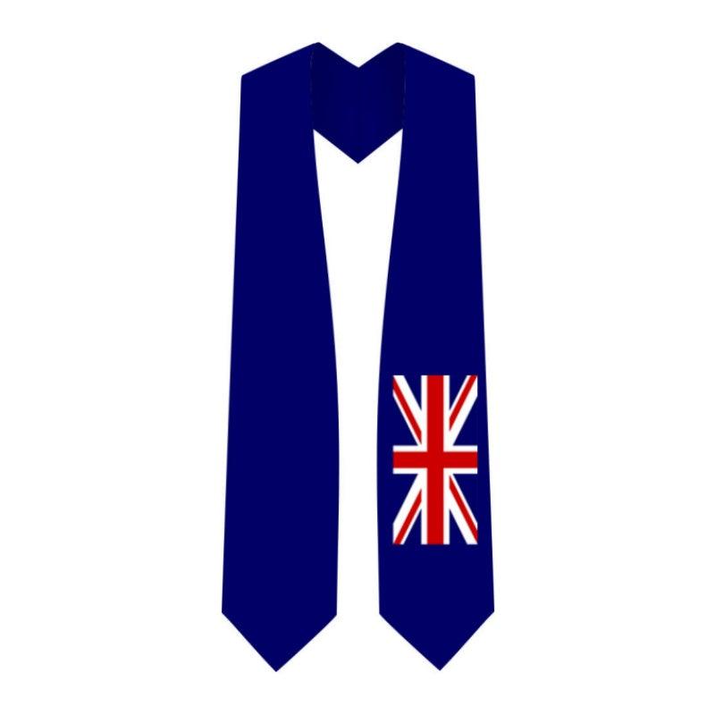 United Kingdom Graduation Stole - UK British Flag Sash - Graduation Gown and Cap