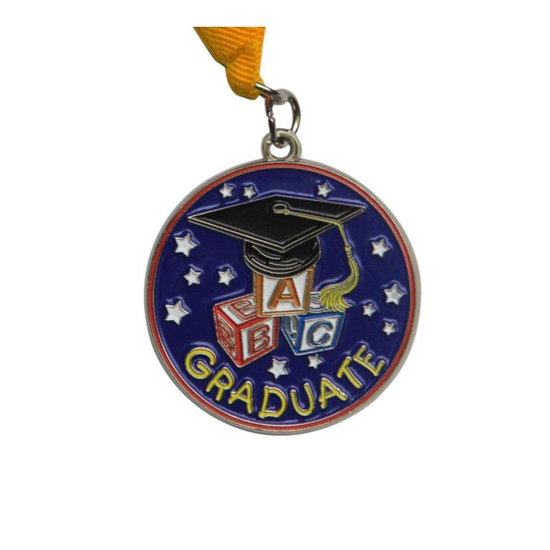 Kindergarten/Preschool Medal - Graduation Gown and Cap