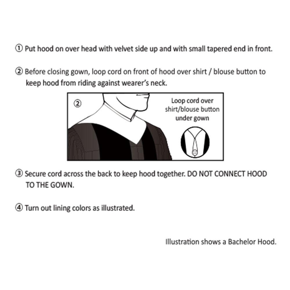 UK British Bachelor's Degree Graduation Hood - Graduation Gown and Cap