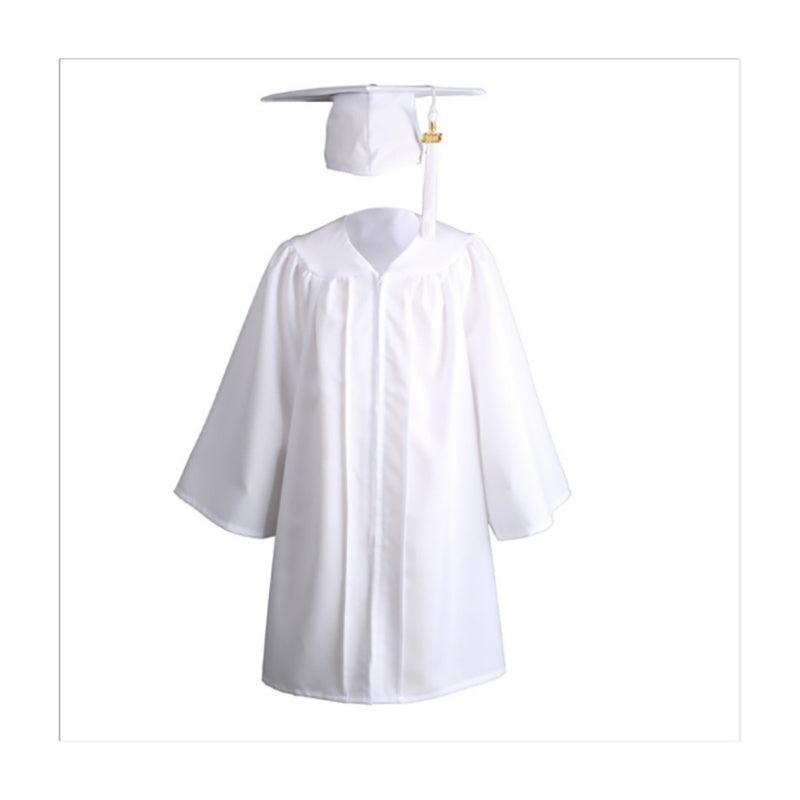 12 Colors Matte Kindergarten/Preschool Graduation Cap and Gown - Graduation Gown and Cap