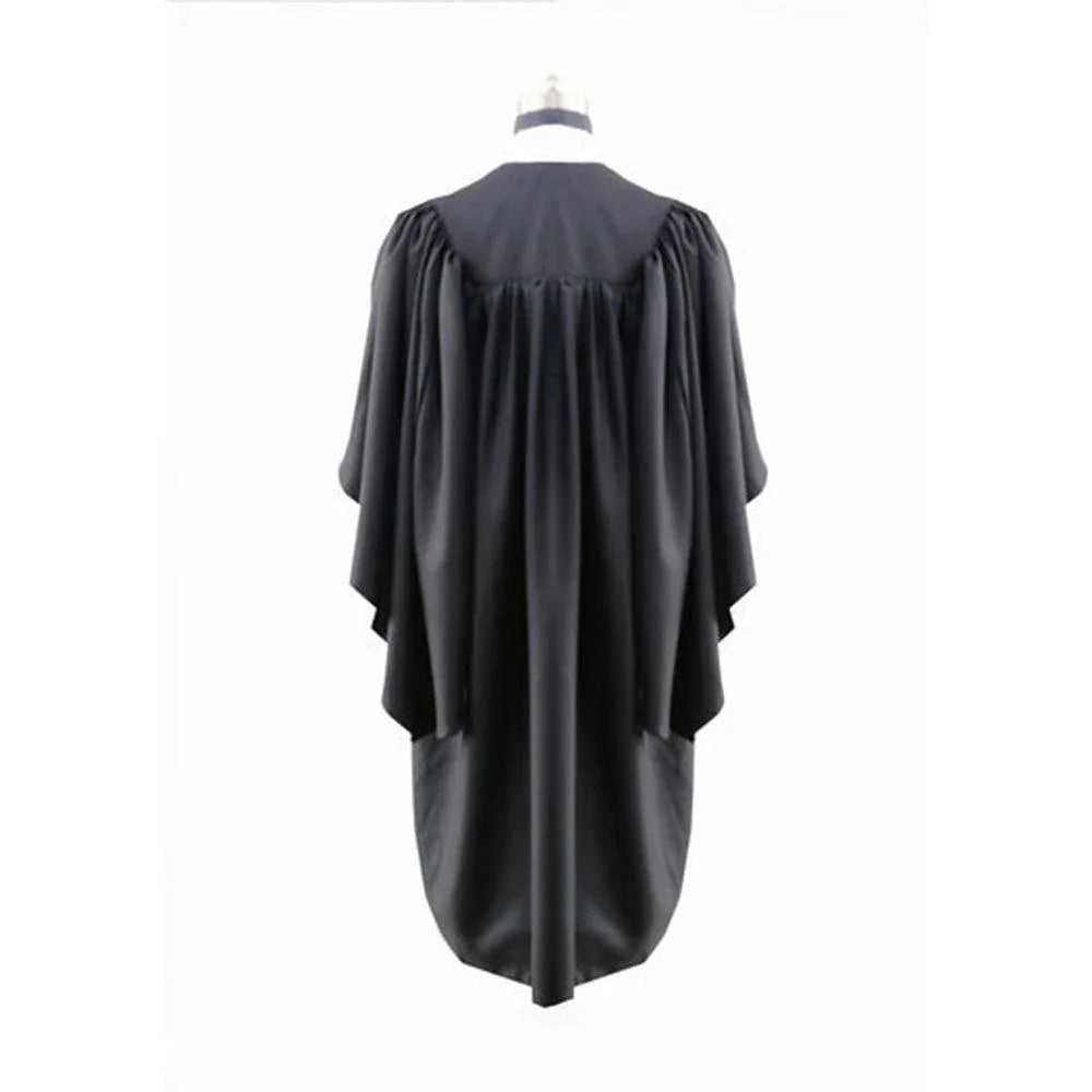 Classic British Bachelor's Degree Graduation Gown Uniform - Graduation Gown and Cap