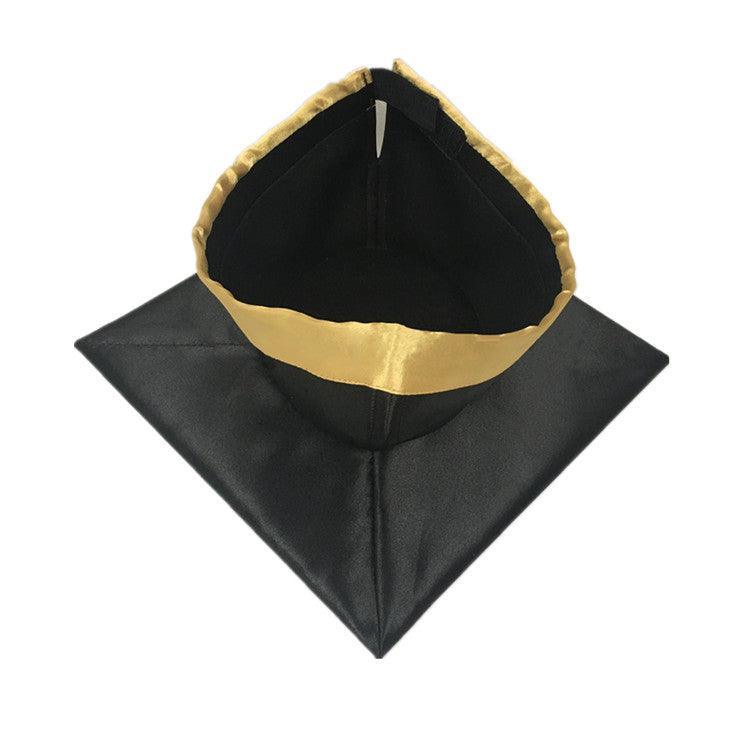Classic British Bachelor/Master hat Graduation Cap - Graduation Gown and Cap
