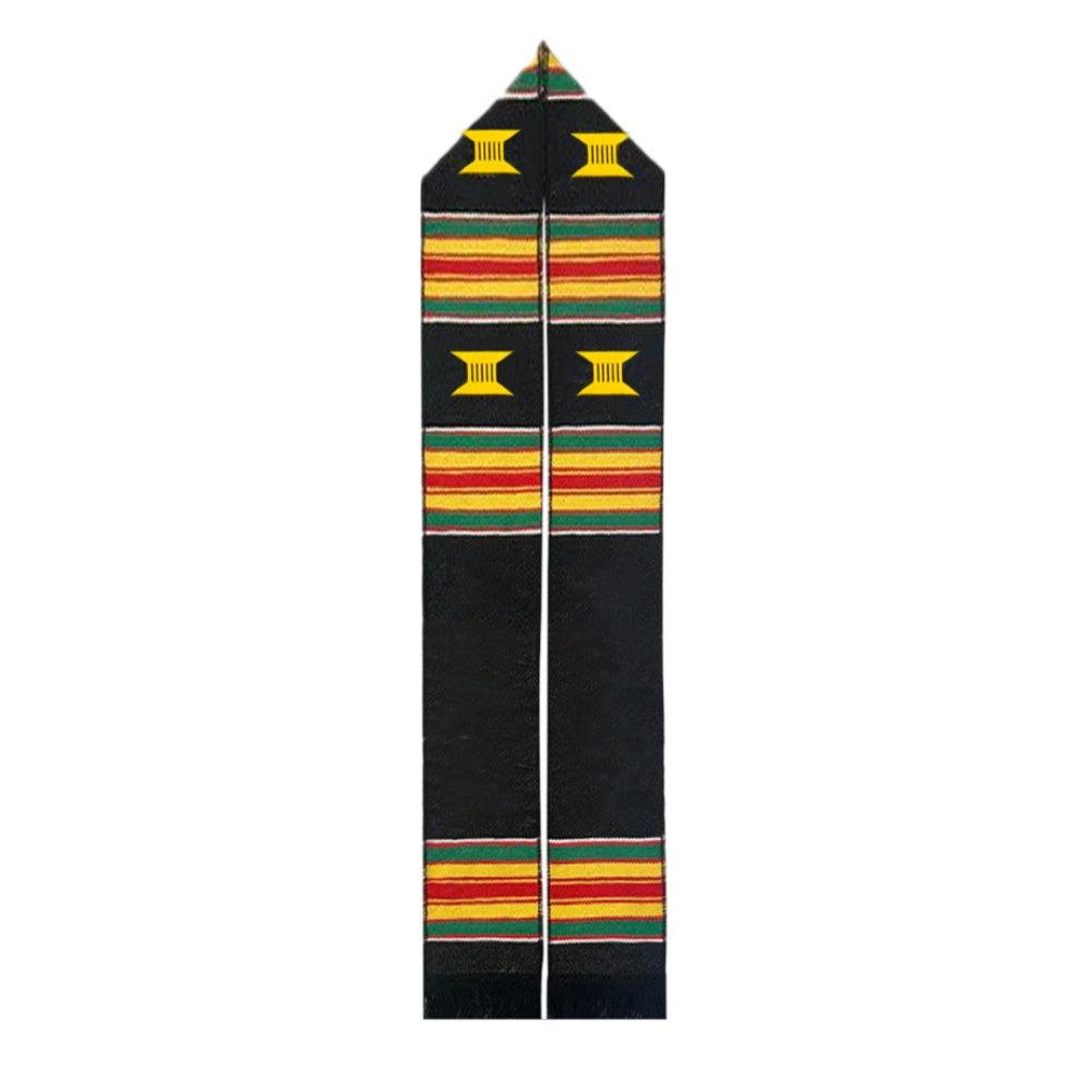 Custom Kente Stoles - Graduation Gown and Cap
