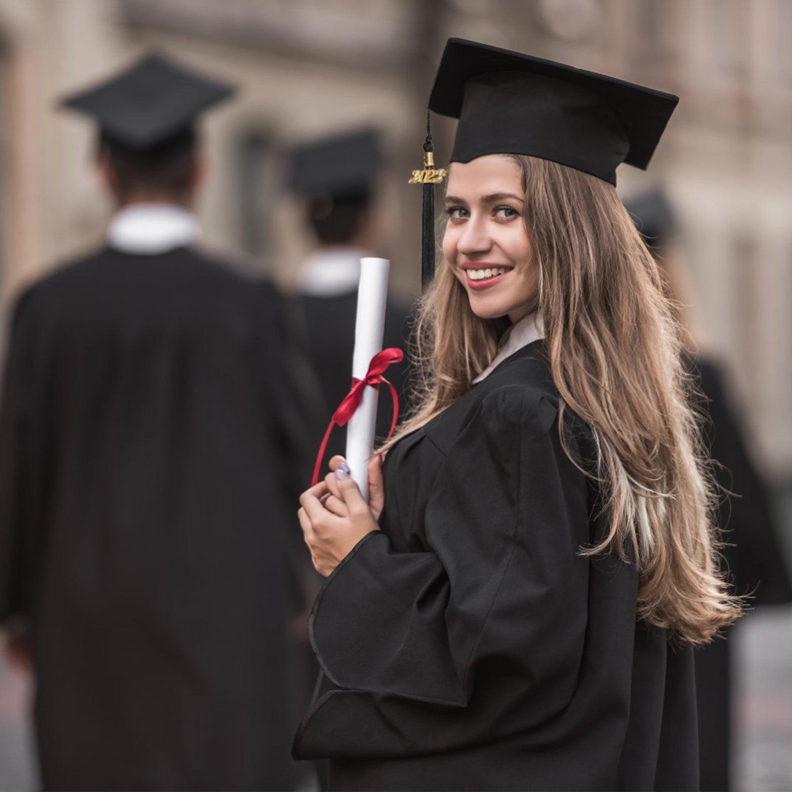 10 Matte High School Graduation Gown - Graduation Gown and Cap