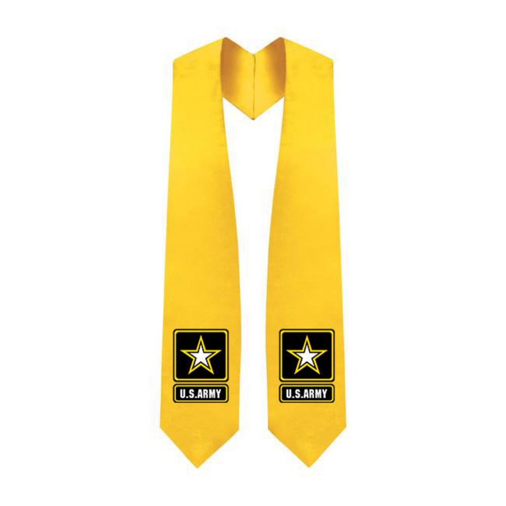 Gold U.S. Army Stole - Graduation Gown and Cap