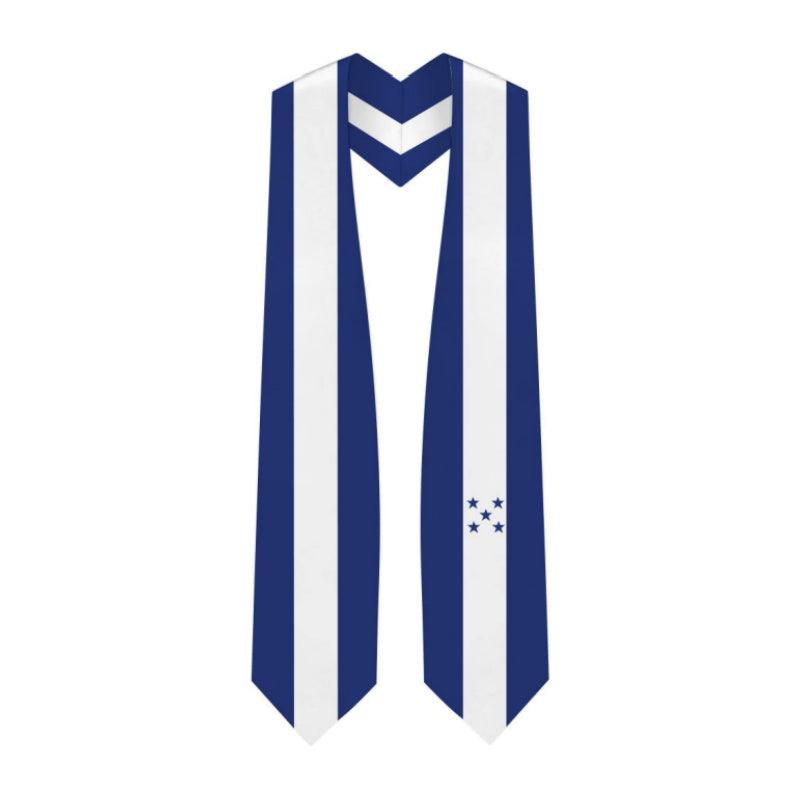 Honduras Graduation Stole - Honduras Flag Sash - Graduation Gown and Cap