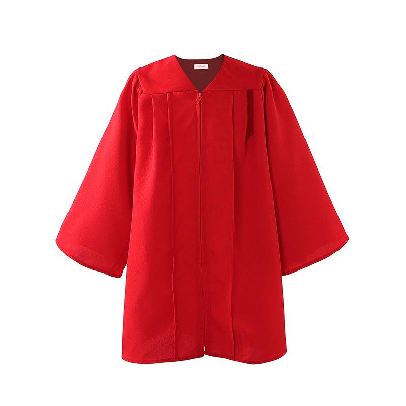 12 Matte Kindergarten/Preschool Gown - Graduation Gown and Cap