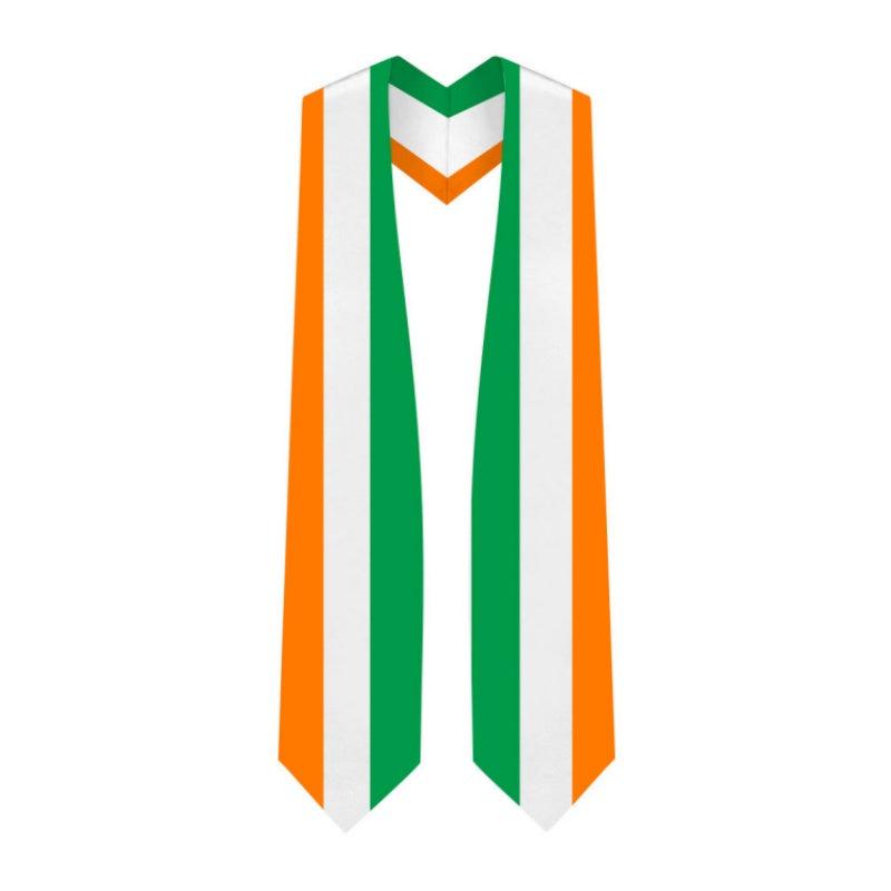 Ireland Graduation Stole - Irish Flag Sash - Graduation Gown and Cap