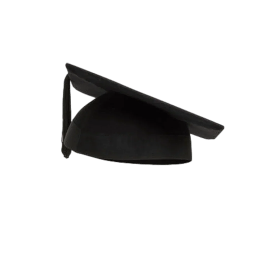 British High-End Bachelor and Master Hats – Premium Academic Headwear-Graduation Cap - Graduation Gown and Cap