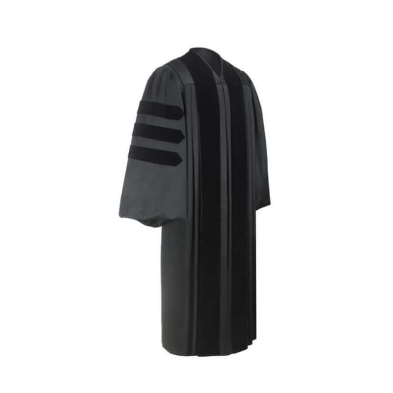 Classic Doctoral Graduation Gown - Graduation Gown and Cap