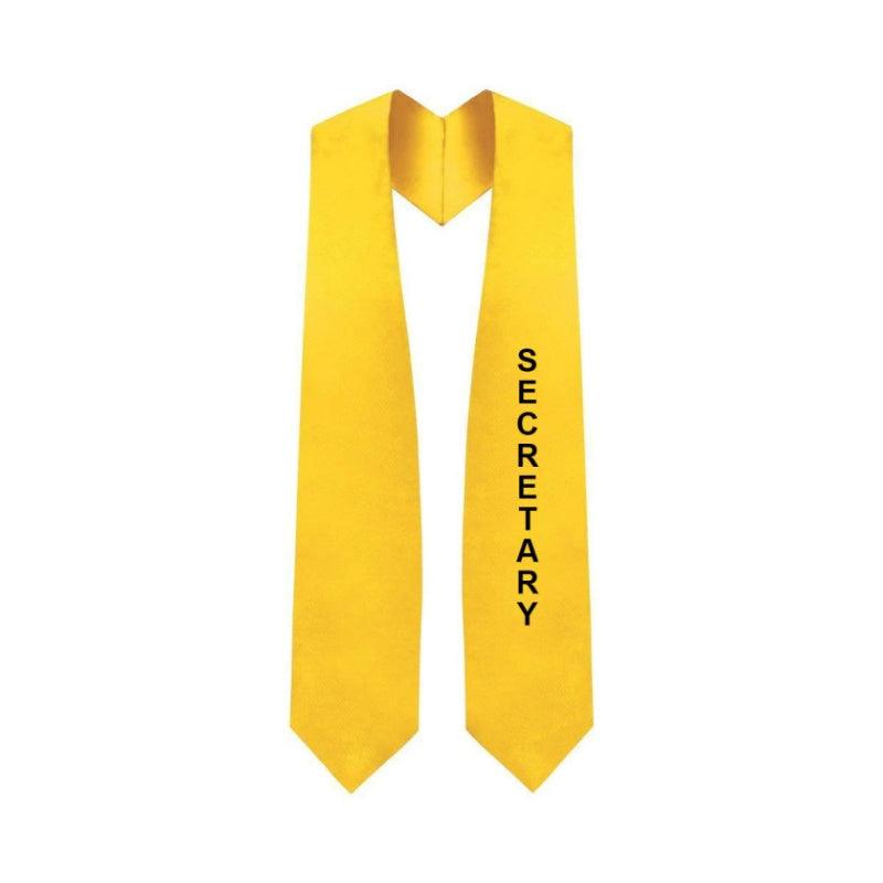 Secretary Class Officer Stole - Graduation Gown and Cap