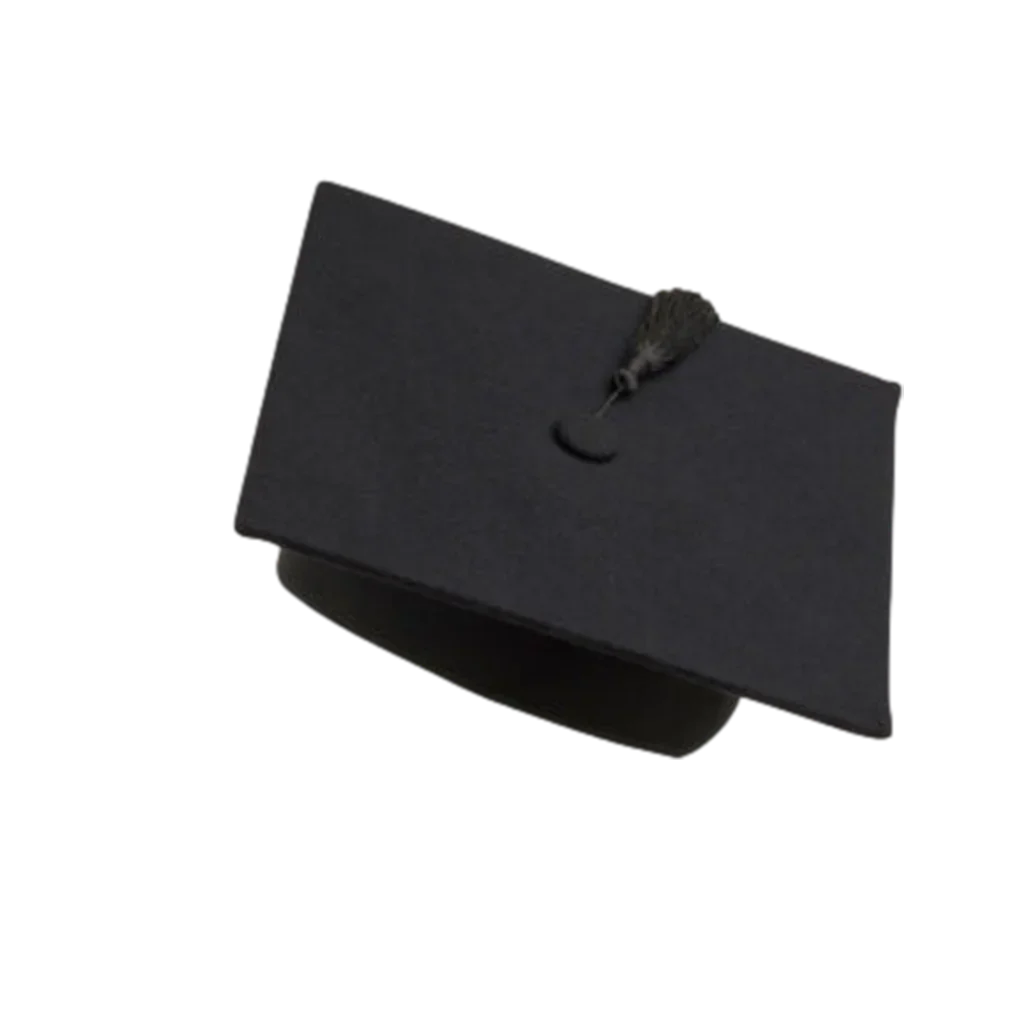 British High-End Bachelor and Master Hats – Premium Academic Headwear-Graduation Cap - Graduation Gown and Cap