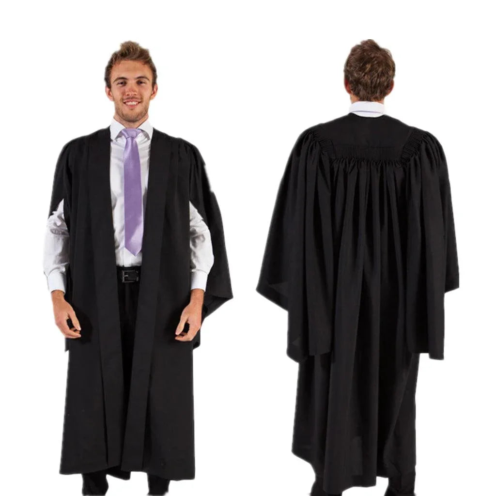 Deluxe UK Bachelor's Degree Graduation Gown School Uniform - Graduation Gown and Cap
