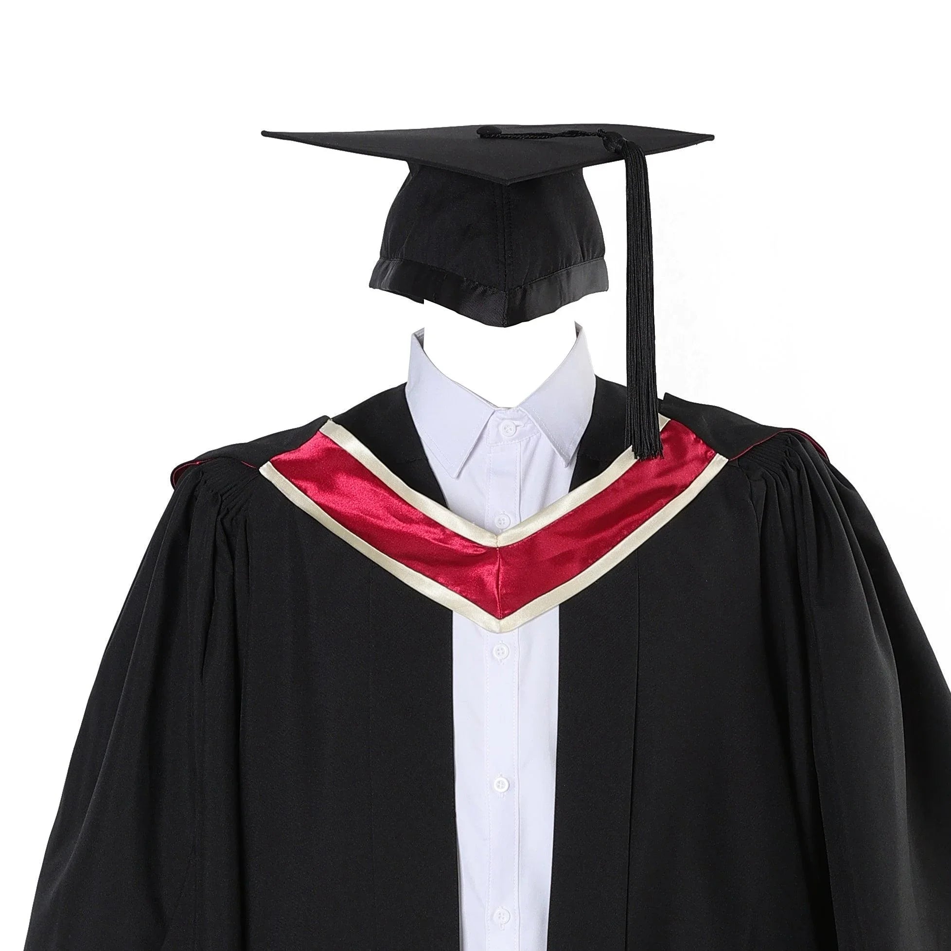 Deluxe UK Bachelor's Degree Graduation Uniform Gown - Graduation Gown and Cap