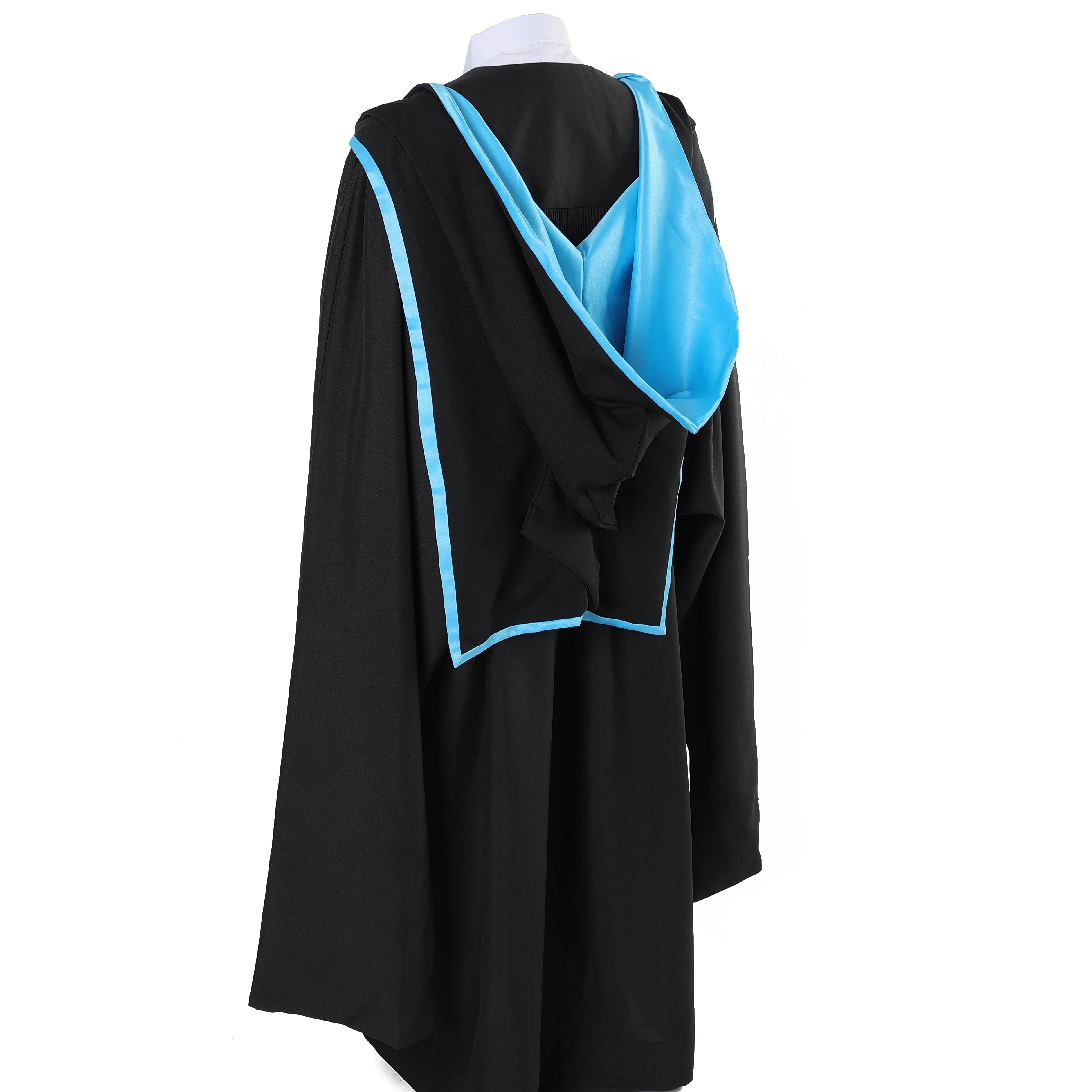 British Deluxe Master's Clothing Set – Graduation Gown, Headgear & Hat - Graduation Gown and Cap