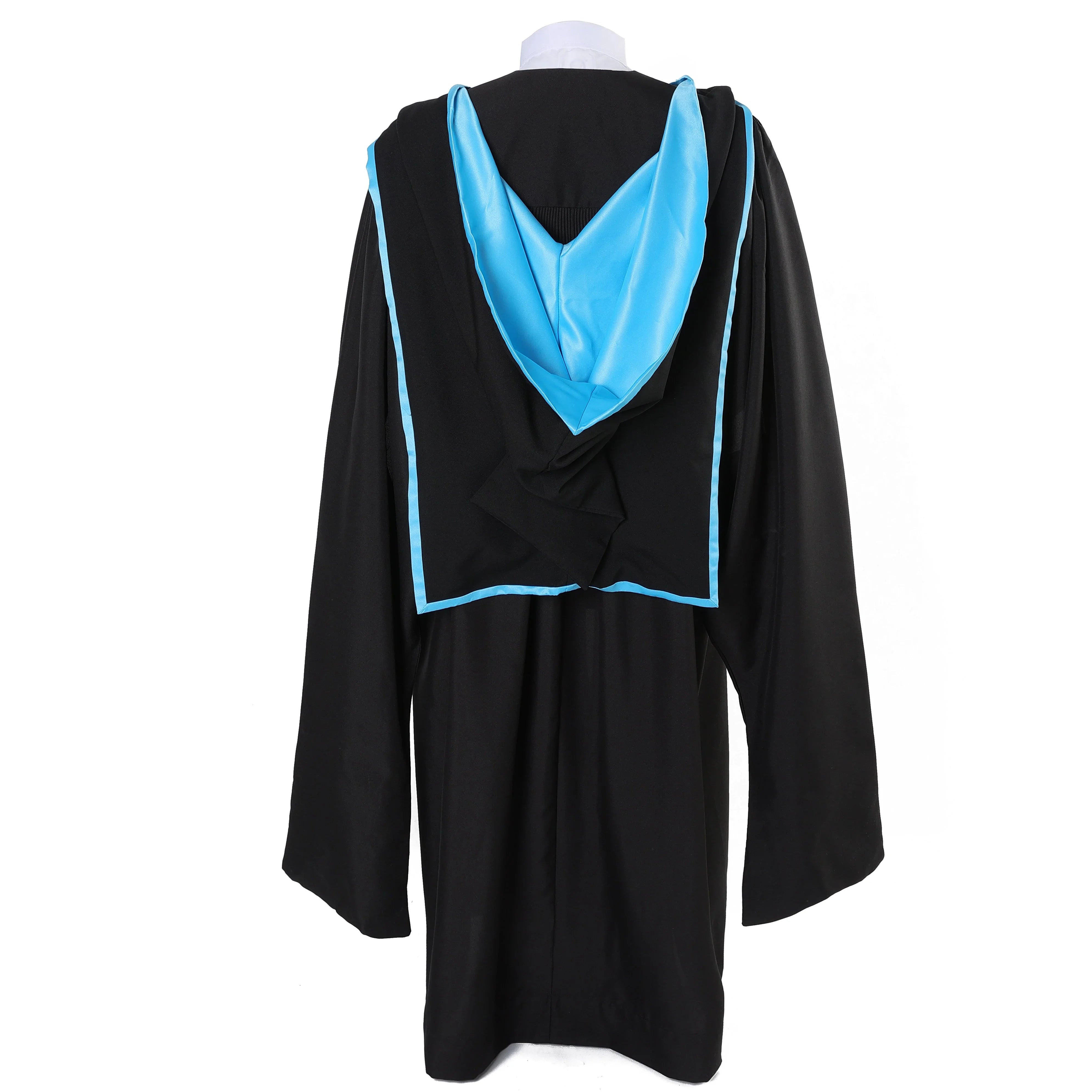 British Deluxe Master's Clothing Set – Graduation Gown, Headgear & Hat - Graduation Gown and Cap