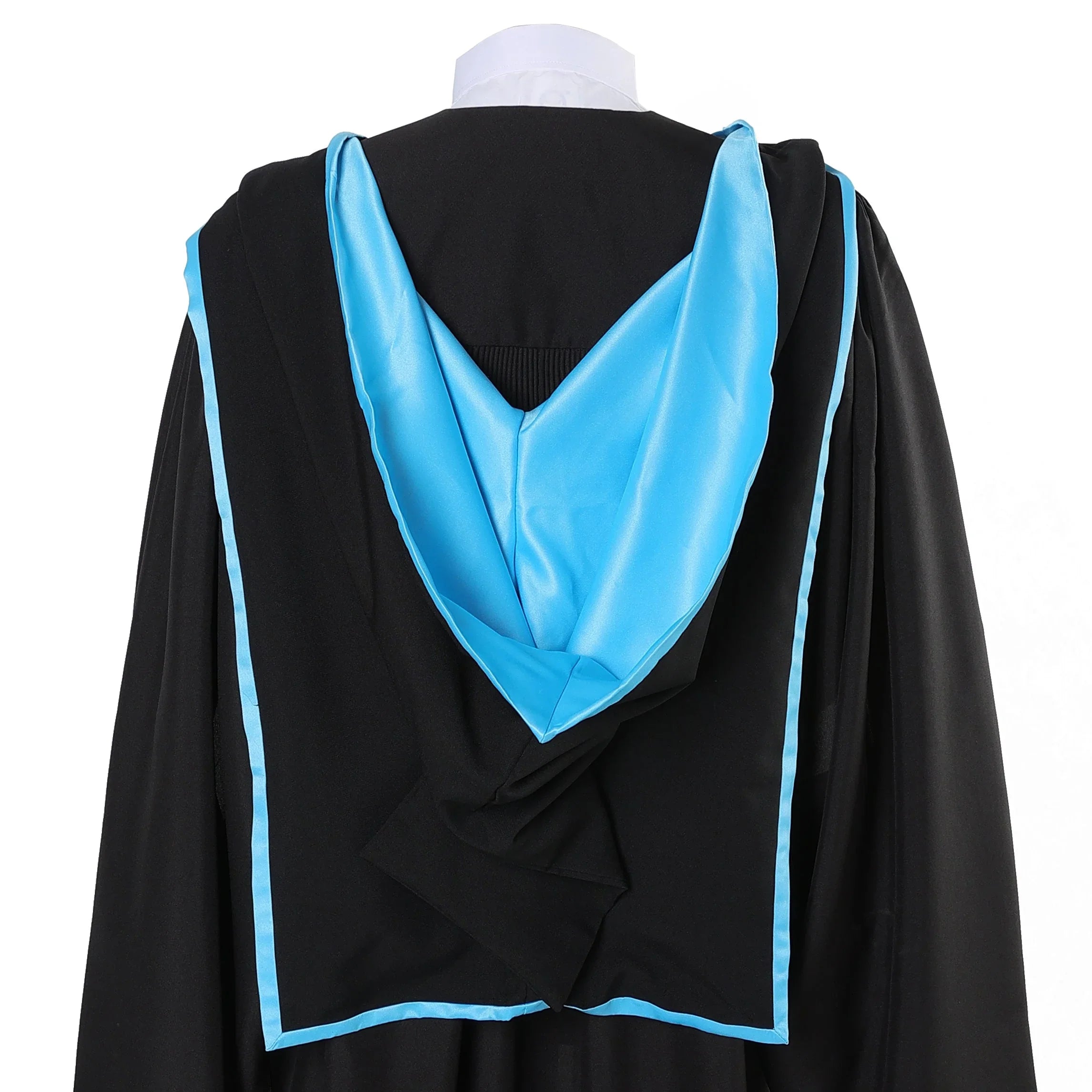 British Deluxe Master's Clothing Set – Graduation Gown, Headgear & Hat - Graduation Gown and Cap