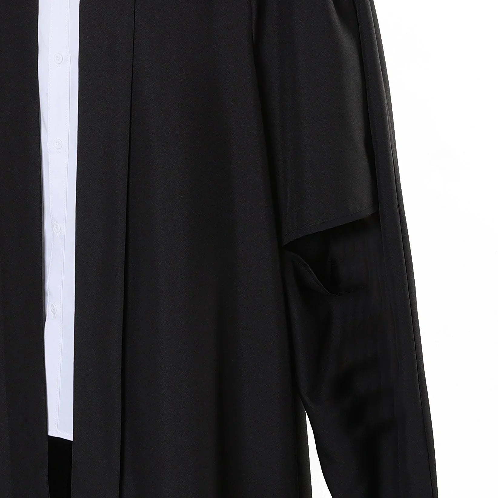 British Deluxe Master's Clothing Set – Graduation Gown, Headgear & Hat - Graduation Gown and Cap