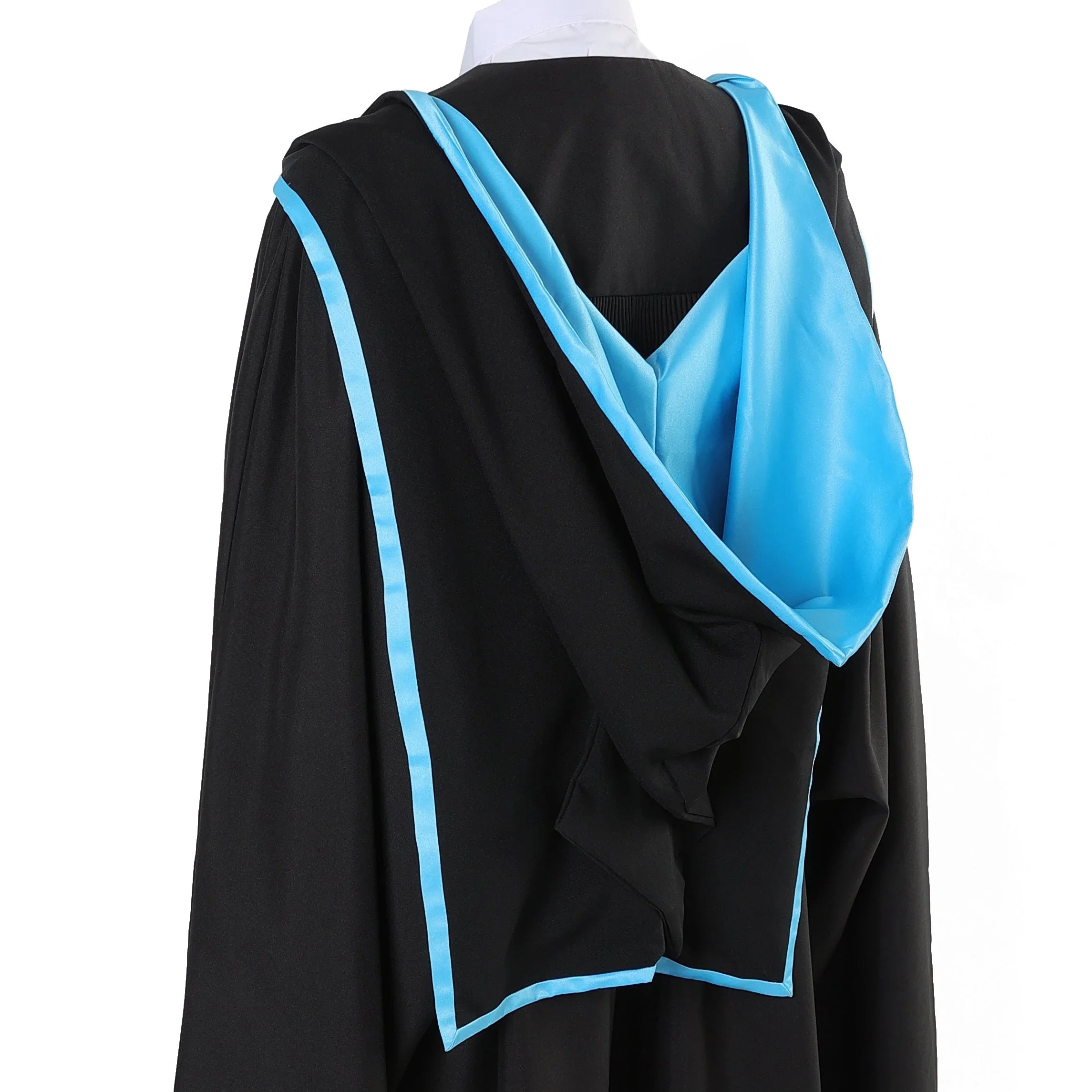 British Deluxe Master's Clothing Set – Graduation Gown, Headgear & Hat - Graduation Gown and Cap