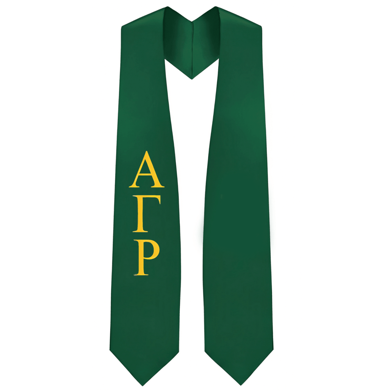 Alpha Gamma Rho Greek Lettered Stole - Graduation Gown and Cap