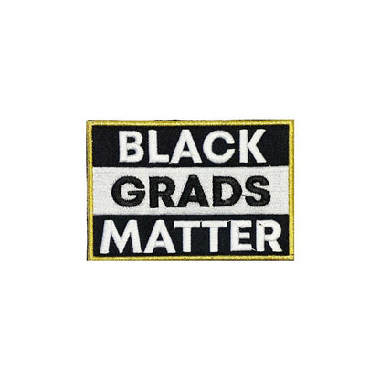 Gold BLACK GRADS MATTER Graduation Stole - Graduation Gown and Cap