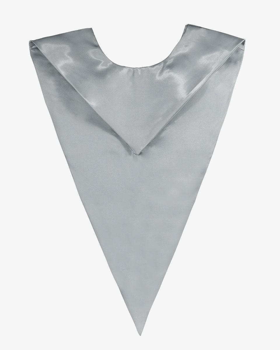 Traditional One Color V Stoles - 10 Colors Available - Graduation Gown and Cap