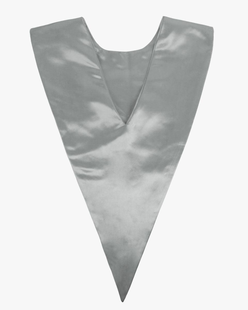 Traditional One Color V Stoles - 10 Colors Available - Graduation Gown and Cap