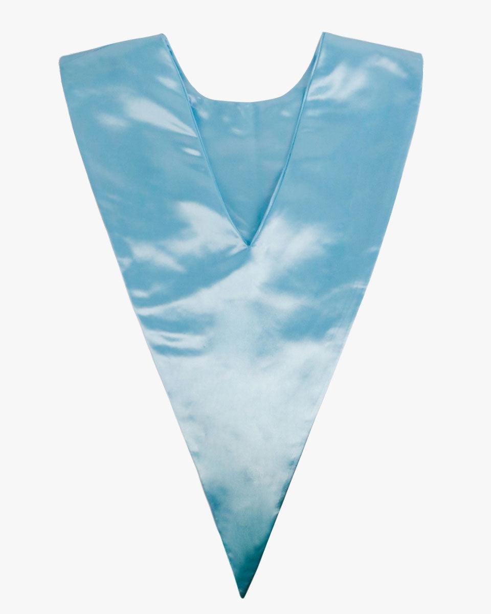 Traditional One Color V Stoles - 10 Colors Available - Graduation Gown and Cap