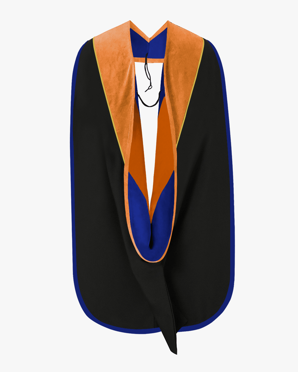 Custom Boise State University Doctoral Regalia - Graduation Gown and Cap