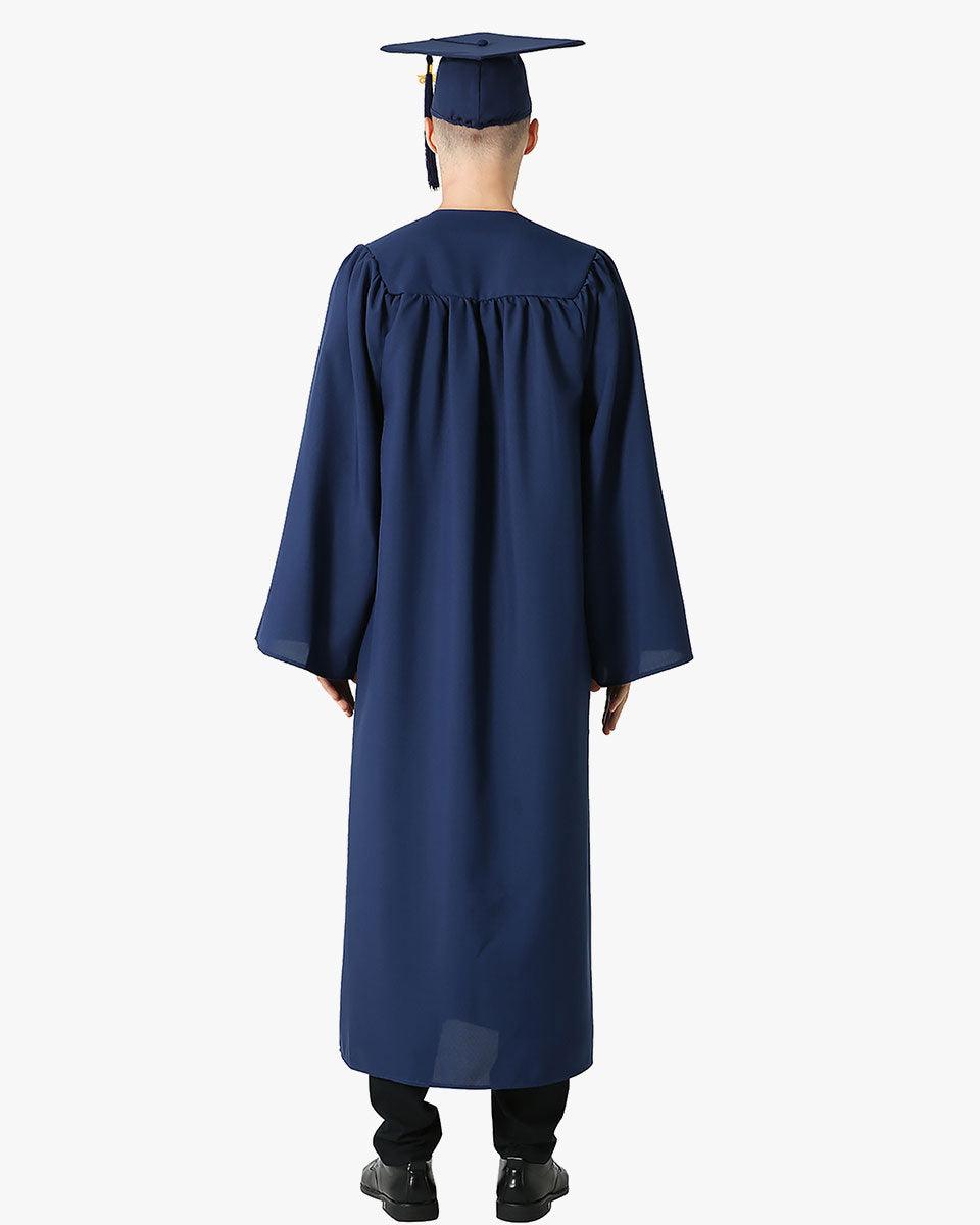 Premium Matte Graduation Cap, Gown & Tassel Package - 12 Colors Available - Graduation Gown and Cap
