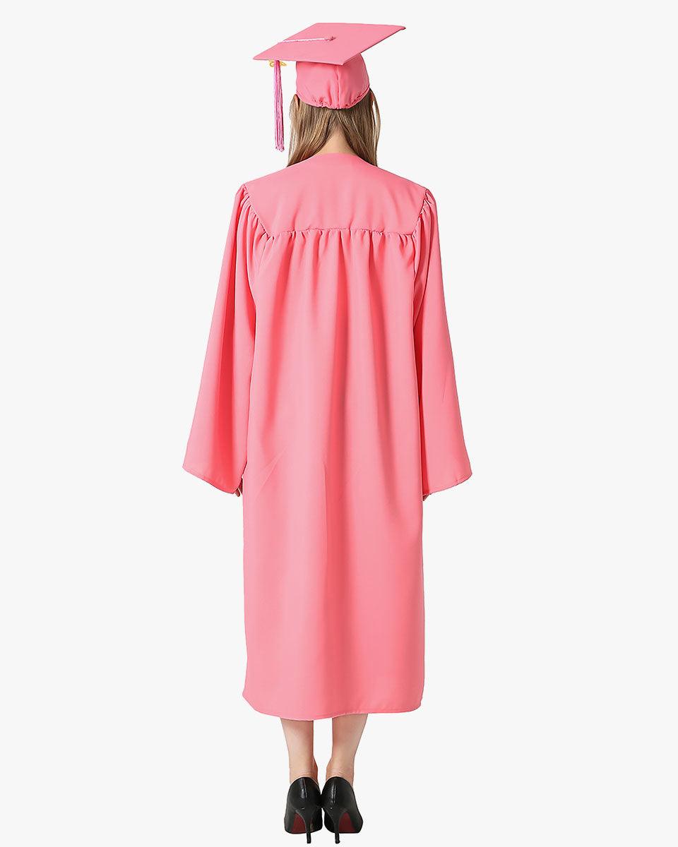 Premium Matte Graduation Cap, Gown & Tassel Package - 12 Colors Available - Graduation Gown and Cap