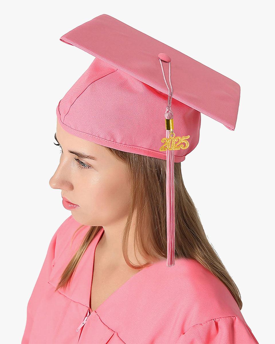 Premium Matte Graduation Cap, Gown & Tassel Package - 12 Colors Available - Graduation Gown and Cap