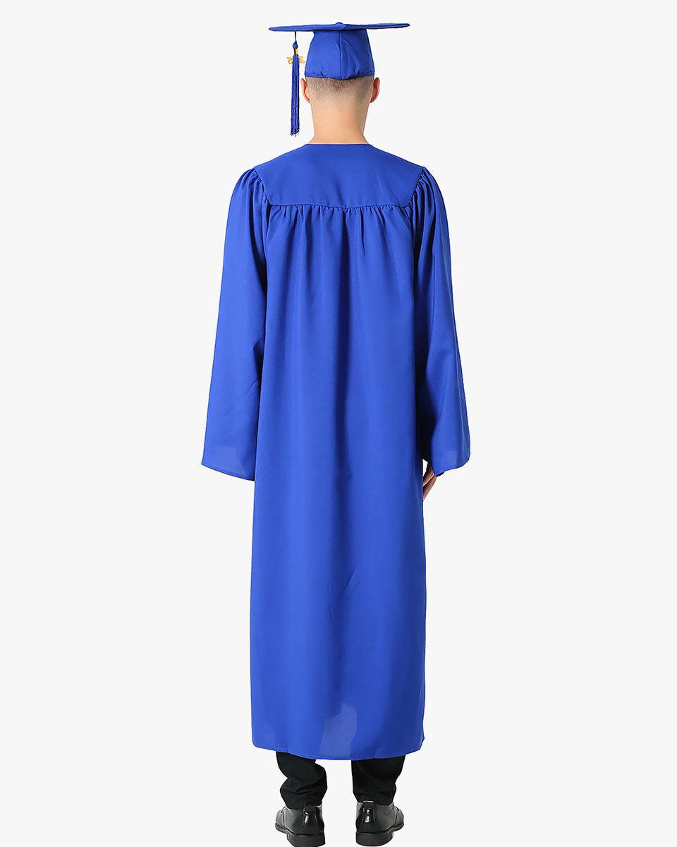 Premium Matte Graduation Cap, Gown & Tassel Package - 12 Colors Available - Graduation Gown and Cap