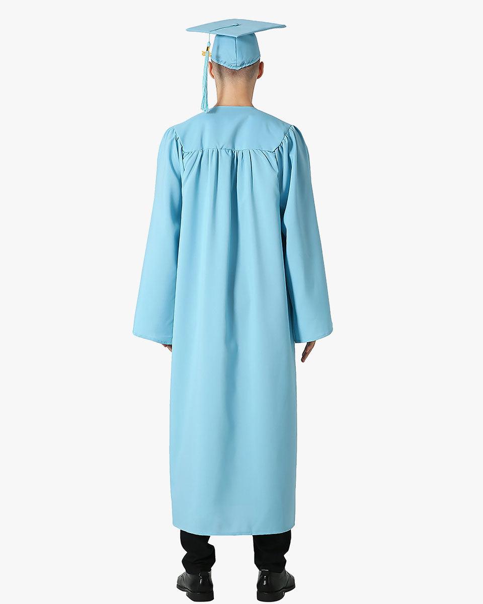 Premium Matte Graduation Cap, Gown & Tassel Package - 12 Colors Available - Graduation Gown and Cap