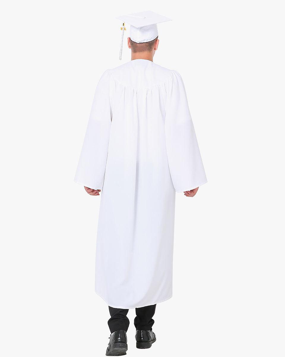 Premium Matte Graduation Cap, Gown & Tassel Package - 12 Colors Available - Graduation Gown and Cap