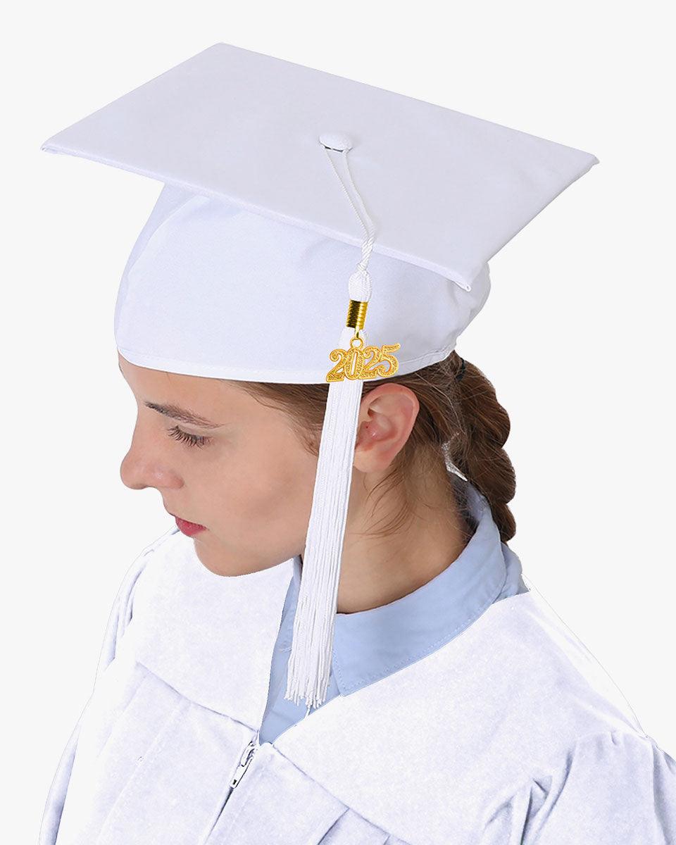 Premium Matte Graduation Cap, Gown & Tassel Package - 12 Colors Available - Graduation Gown and Cap