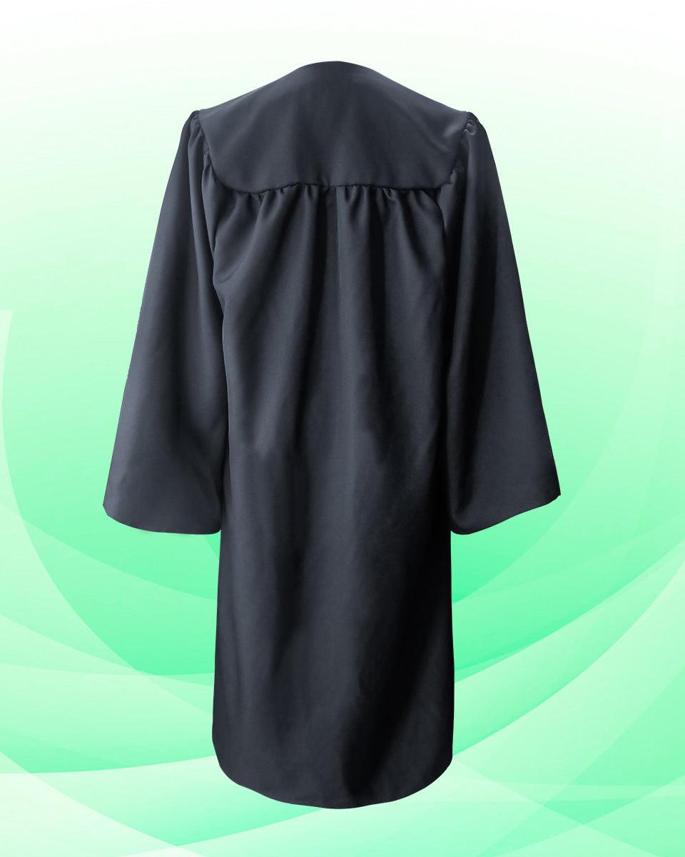 100% Recycled Material High School Graduation Cap and Gown with Pockets - 3 Colors Available - Graduation Gown and Cap