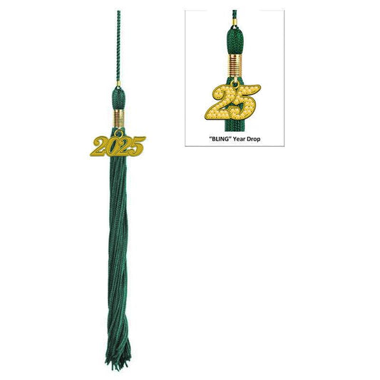Matte Hunter Elementary Cap & Tassel - Graduation Gown and Cap