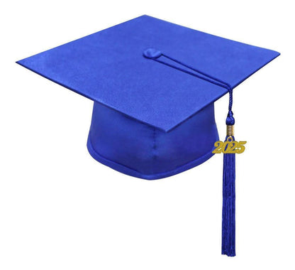 10 Matte Junior High/Middle School Cap & Tassel - Graduation Gown and Cap