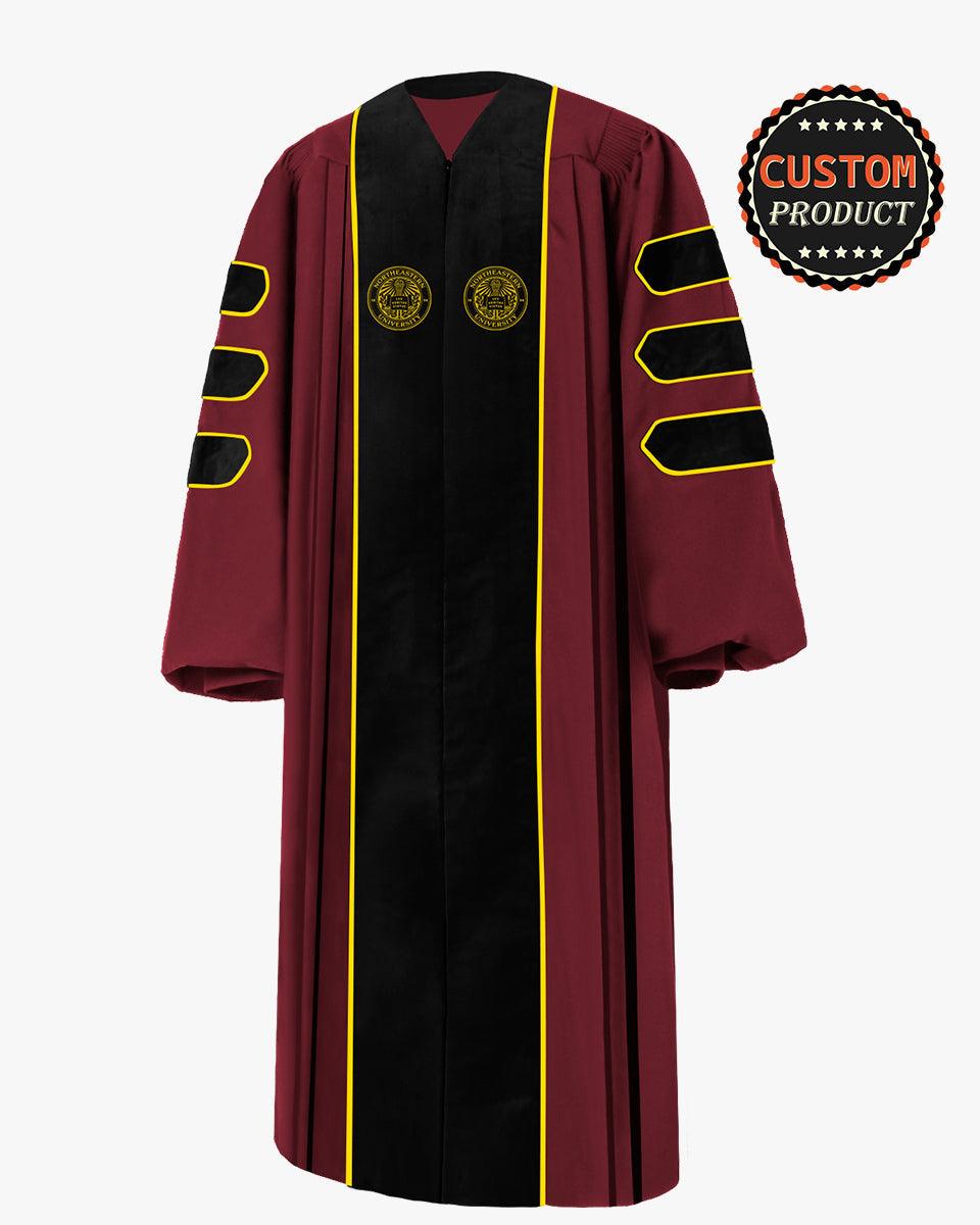 Northeastern University Doctoral Regalia - Graduation Gown and Cap