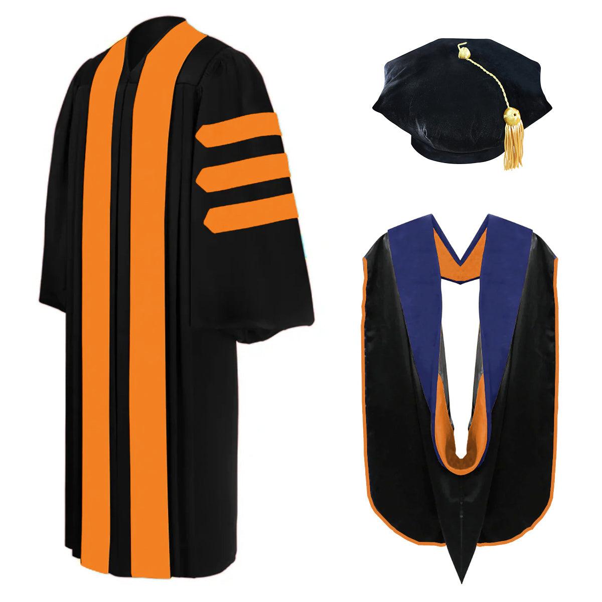 Doctoral Regalia Package for Princeton University Graduation - Graduation Gown and Cap