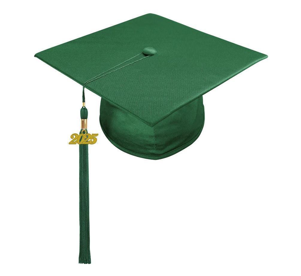 12 Shiny Junior High & Middle School Cap & Tassel - Graduation Gown and Cap